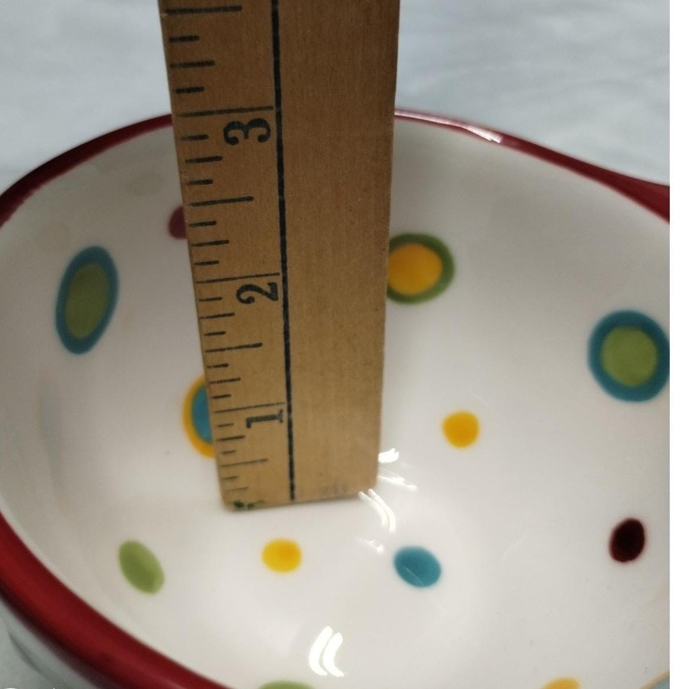 Home & Garden Party Stoneware 3 Section Condiment Server with Fish Spreader - Picture 9 of 12